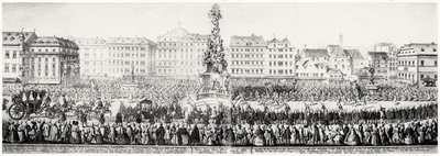 La Processione di Maria Teresa (1638-83) attraverso Vienna da German School